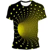 Homens camisetas 2021 3D impressão t-shirt tecnologia abstrato padrão redondo estilo moda estilo de manga curta