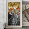 Abstract Golden Landscape Poster Modern Canvas Painting Interior Gallery Room Decor Wall Picture Cuadros No Frame Wall Prints