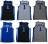 MYSTERY BOX Maillots de basket-ball Duke Blue Devils College # 1 Irving CAREY JR JONES Barrett Allen Jersey Wear 100% Nouveau DropShipping accepté