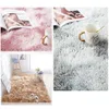 160x200cm Soft Carpet Tie-Dye Art Fluffy Mattor Gradient Färgområde Icke-Slip Golvmattor för vardagsrum Sovrum Heminredning 210301
