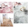 160x200cm Tapis doux Tie-Dye Art Tapis moelleux Tapis de couleur dégradé Tapis de sol antidérapants pour salon chambre à coucher décoration de la maison 210301