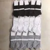 Mens Socks Black White Gray Four Seasons Pure Cotton Letter Ankle Short Breathable Outdoor Leisure Sport