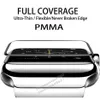 Filmy ekranowe Protector do Apple Watch Iwatch S8 Ultra 49mm S7 S6 S5 S4 41 45 40 44 38 42 Pełna okładka miękka folia ekranowa TPU w retai1749827