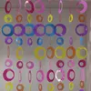 PVC colored plastic discs children cartoon curtain Shutters Wedding background home decoration door curtains 210722