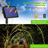 Strings Solar Fairy Lights Outdoor Waterproof LED String Light 8 Modes Silver Wire For Tree Garden Patio Wedding Party Yard