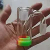 Стекло Bong Clear High Borosilicate Внешний Сценатор водопровода Водяной Трубы Фурнисы Принадлежности для кальянов с цветами Силиконовая нефтяная вышка для курения 13