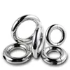 NXY Cockrings Cockring Steel Scrotum Stretcher Penis Vikt Ballstretcher Ring Delay Ejaculation Sexleksaker för män 1124