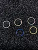 Body Piercing Jewelry Multi-purpose 316L Stainless Steel Nose Ring Pierced Nostril Twist Styles Interface Circle Rings Wholesale