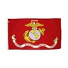 Drapeau du Corps des Marines des États-Unis USMC, 3x5 pieds, Double couture, en Polyester 100D, cadeau de Festival, intérieur et extérieur, imprimé, vente en gros