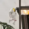 Modern Astronaut Statue Wall Decoration Study Decoration Accessories Fun Resin Figurine Christmas Decorations Children's Gifts 211018