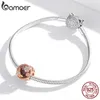 bamoer Authentic 925 Sterling Silver Secret Garden Charm for Original Silver Beads Bracelet & Bangle DIY Jewelry making BSC389 Q0531