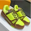 2022 Heren Casual Flat Trainer Sneaker Luxe Designer Ademend Wit Tennis Sport Schoen Lace Up Multi gekleurd voor Herfst Winter MKJJJ0001