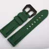 Wholesale Rubber Waterproof Watch Silicone Watch Strap Black,Blue,Green,Orange,White Watchband 22mm 24mm