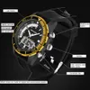 2021 mode Luxus Digitale Uhr Herren Kreative Rotierenden Lünette Multifunktionale Wasserdichte Herren Uhren Reloj Hombre Digital 003 G1022