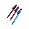 3 in 1 Sublimation Gel Pen Personalized Touch Screen Stylus Blank DIY Ballpoint Pens with Mobile Phone Holder