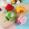 Frutta Peluche Borsa Giocattolo Cartone Animato Anguria Pitaya Kiwi Arancione Farcito Regalo Coin Storage Mini Wallet Hang Pendant