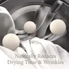 Laundry Products Wool Dryer Balls Reusable Softener 6cm Laundry Ball Home Washing Machine Accessories5896981