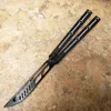 New Theone Balisong Snake Sea Monster Butterfly Trainer Trainer Kniv Inte Sharp Black Blade Bushing System Jilt Swing Knives Hom Ex10 Chimera BM51 V3 V6 Squid Triton