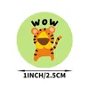 Gift Wrap 500pcs/roll Animal Cartoon Stickers Children Classic Toy School Teacher Reward For Kids Decoration Label
