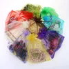 2021 NEW 7x9cm Organza Bags Jewelry Packaging Bags Wedding Gift Bag Drawstring Jewellery Pouch