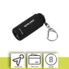 Beliebte Mini-Schlüsselanhänger-Taschenlampe, USB wiederaufladbar, LED-Taschenlampe, Lampe, 0,3 W, 25 lm, mehrfarbige Mini-Taschenlampe