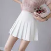 Zoki Sexy Women Pleated Skirt Summer High Waist Chic A Line Ladies Pink Mini Skirt Korean Zipper Preppy Style Girls Dance Skirt 210730