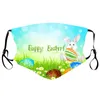 Easter Face Masks Adult Rabbit Egg Face Mask Washable Breathable Fashion Easter Windproof Masks for Man Woman