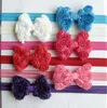 2021 neue Verkauf Bunte Baby Mädchen Kind Stirnband Bogen Spitze Blume Haarband 10 Farben Drop Shipping