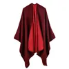 Eşarplar Kadınlar All-Match Furcal Poncho Şalları Sararlar Ladies Cashmere Pashmina Şalları Kalın Eşarp Stoles Sıcak Femino Ponchos ve Capes2248