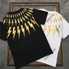 Lente zomer gele geometrie afdrukken t-shirts heren korte mouw t-shirt Designer t-shirt Camisetas t-shirts unsex katoenen tee tops259L