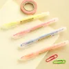 Highlighters 8 Pcs Dual Side Color Highlighter Pen Fluorescent Marker Pens 1-4mm For Paper Faxt Stationery Office Tools School Supplies