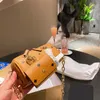 Designer-Taschen Original einzelne hochwertige Boston Roller 2-teiliges Set Frauen Handtasche Kette Schulter Umhängetasche Geschenkbox Verpackung226l