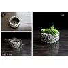 Silicone MOLLD Cement Stone Multi-meat Flower Pots Desktop Pots 3D Vase Mold Concrete Molds Cement Planter Home Crafts Decorate 21232l