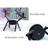 Candle Holders Christmas Iron Elk Home Dining Wedding Table Decoration Modern Merry