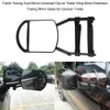 Universal Trailer Towing Dual Mirror Clip-on Trailer Wing Mirror Extension Towing PP Nylon Spegelglas för bilvagnsbilera Trailera