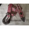 2022 디자이너 벨트 Bb Simon 벨트 남성용 여성용 Shiny diamond belt pink cintura uomo boosluxurygoods