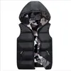 Mens Down Jacket Vests Parkas Coat Winter Warm and Thick Part Hooded Ytterkläder Män kvinnor Fashion 5 Modeller Högkvalitativ S-4XL266L