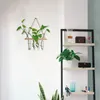 Wall Hanging Glass Terrarium Air Planter Holder Plant Hanger Flower Vase with Wooden Frame 4 Test Tubes for Propagation