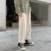 wide leg corduroy trousers