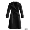 Kvinnors trenchrockar Kvinnor Par b￤r kappa f￶r kvinnor L￥ng￤rmare Kvinnor Casaco Feminino Overcoat Kvinna Jaqueta Feminina Spring