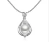 2021 Moda Jóias 925 Sterling Silver Pearl Zircon Pingente Colar Novo Design Presente de Noivado para Mulheres Frete Grátis