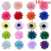 Odzież dla psów 50/100 szt. Kołnierz Kwiaty Multicolor Pet Flower Muszka Charms Szczeniak Mały kot Akcesoria do pielęgnacji