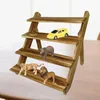 Hooks Rails Wood Rack Cosmetics Watch Armband Docks Storage Ladder Display Stand Risers Hylla