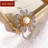 Pins Brooches 2021 Exquisite Sunflower Pin Cubic Zircon Jewelry Coat Dress Scarf Hat Pins Banquet Accessories Gifts Broches Women9984431