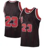 2022 camisas de basquete 23 michael mens preto branco vermelho todo costurado