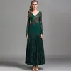 Vêtements de scène robe de danse moderne dentelle mousseline de soie MY790 danse de salon cosmétiques valse pratique grand dos nu taille froissée