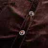 Yitimuceng Patchwork Button Vintage Dress Women A-Line Black Spring V-Neck Långärmad Hög midja Kläder Kontor Lady 210601
