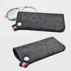 Felt solglasögon Case Färgglada godisglasögon Box Soft Glasögon Bag Eyewear Accessoires