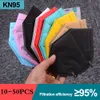 kn95 masks 95% Filter face mask men women Activated Carbon Breathing Respirator Valve 5 layer dustproof facemask in stock
