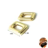 Gold-Bronze-Metall dicker großer großer rechteckiger Kettenriemen Acryl-Wolken-Taschengriff Gürtelriemen Zubehör Hardware hohe Qualität 210174d